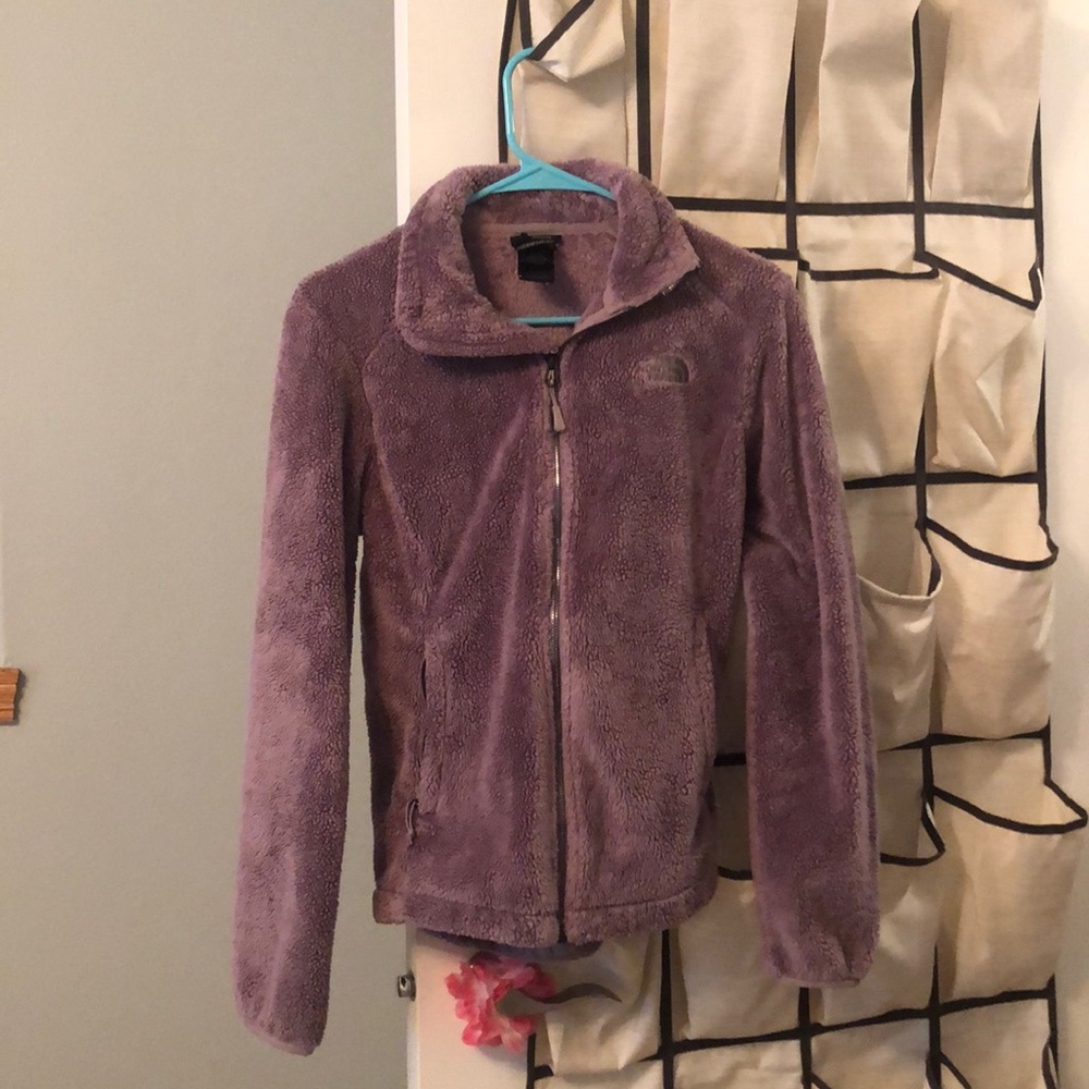 North face zip-up jacket